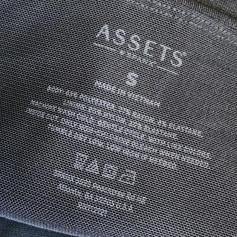 Assets Solid All Black Pull On Stretch Shapewear … - image 3